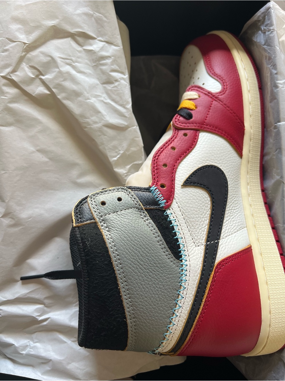Air Jordan 1 retro union Chicago shoe - Picture 5 of 7